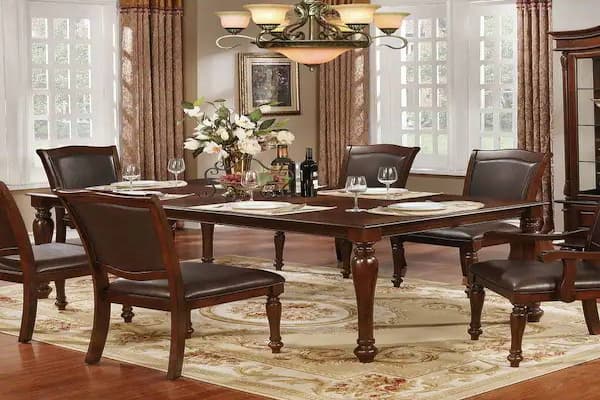 خرید و قیمت سرویس نهارخوری ۸ و ۱۰ نفره کلاسیک امریکایی + فروش عمده